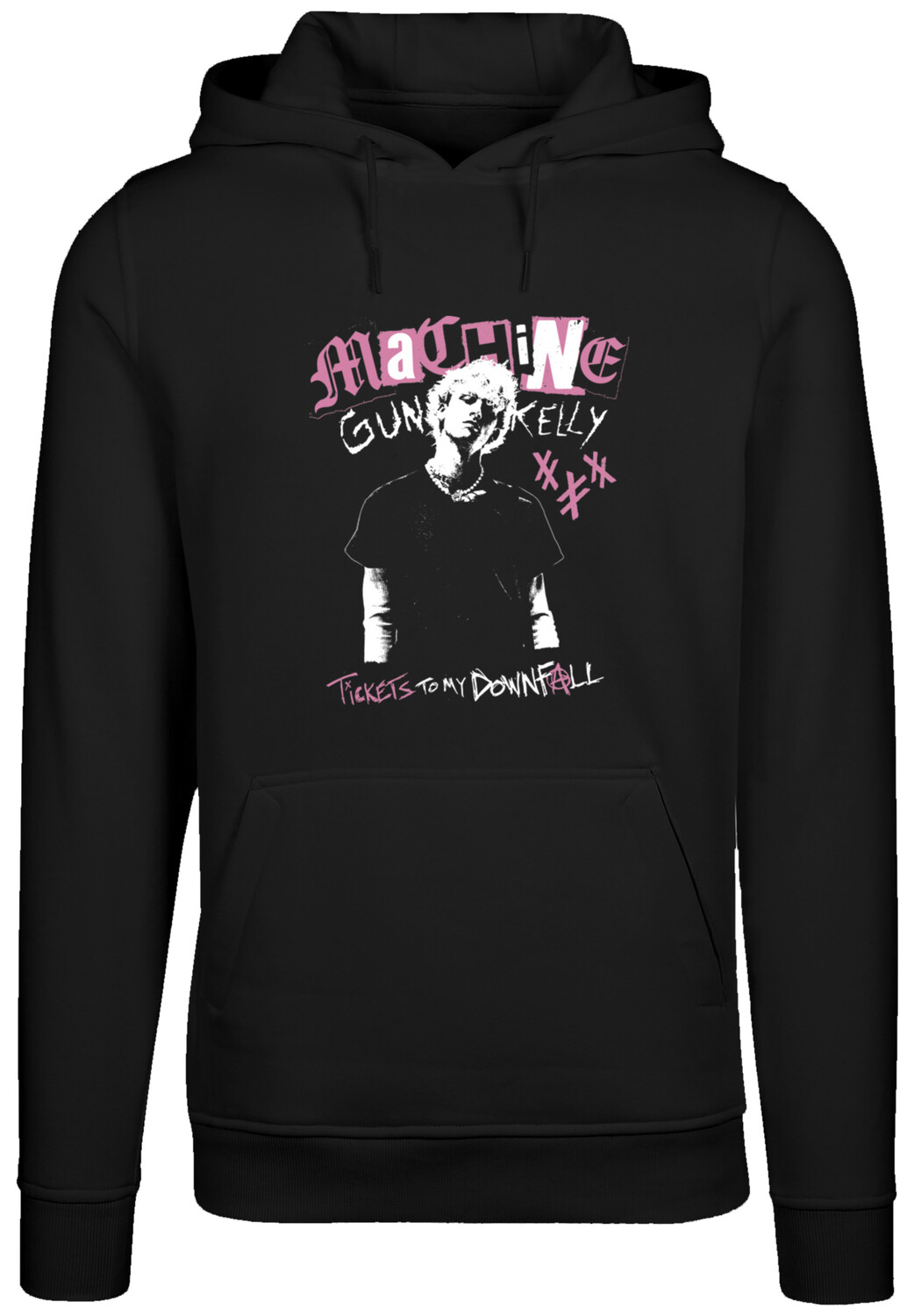 

Пуловер F4NT4STIC Hoodie Machine Gun Kelly Tickets To My Downfall, черный