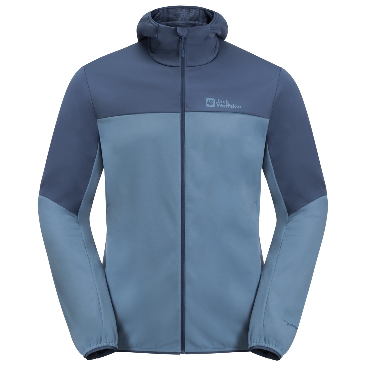 Куртка из софтшелла Jack Wolfskin Feldberg Hoody, цвет Elemental Blue