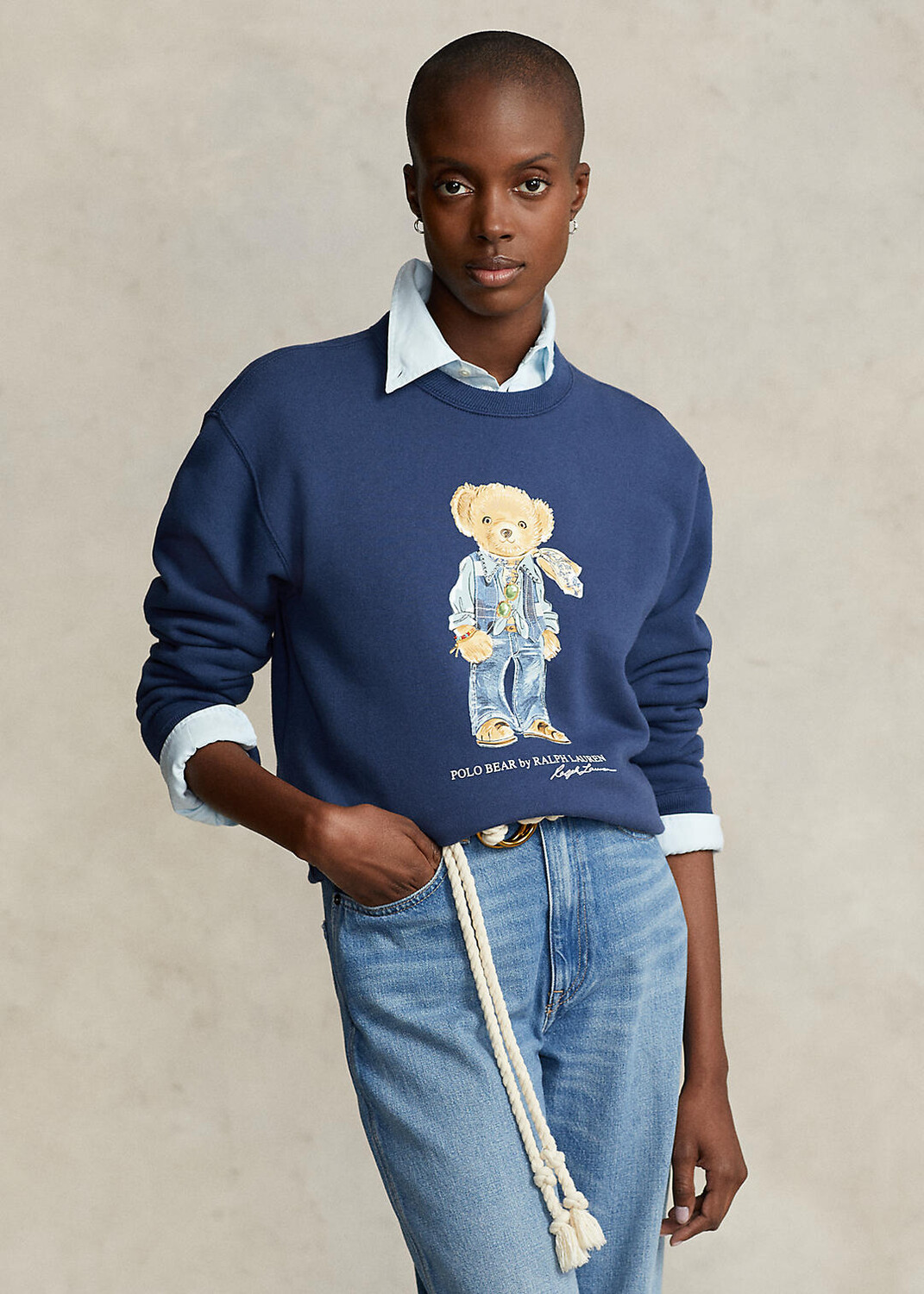 

Толстовка Polo Bear из смесового хлопка