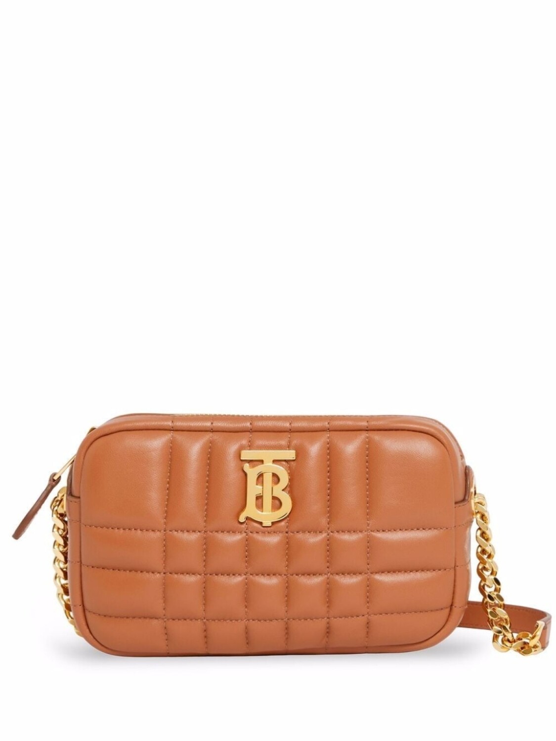 

Burberry стеганая мини-сумка Lola, коричневый
