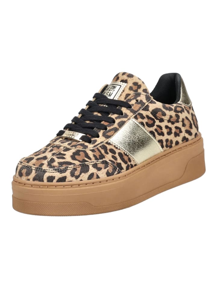 

Кроссовки на шнуровке Steve Madden, цвет leopard