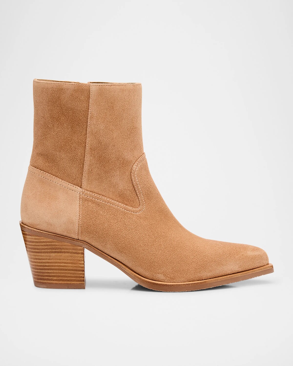 

Замшевые ботильоны Tate Stuart Weitzman, цвет New Camelcaramel