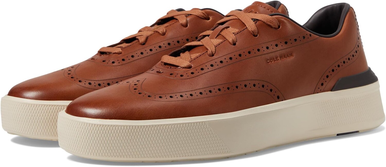 

Кроссовки Grandpro Crew Wing Tip Cole Haan, цвет British Tan/Birch