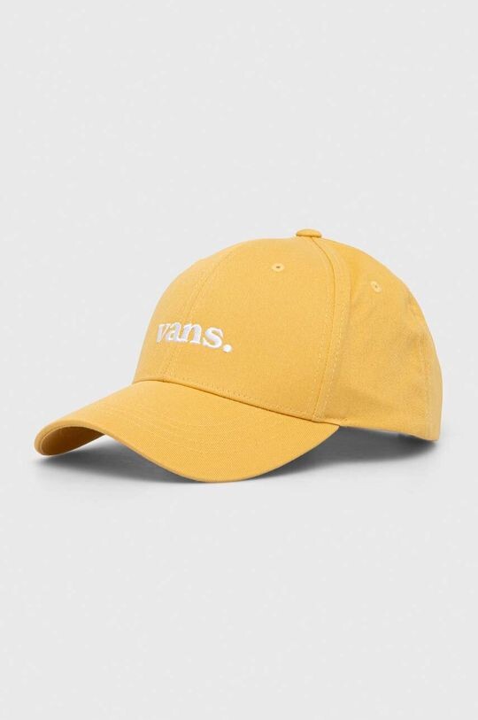 

Бейсболка из хлопка Vans, желтый