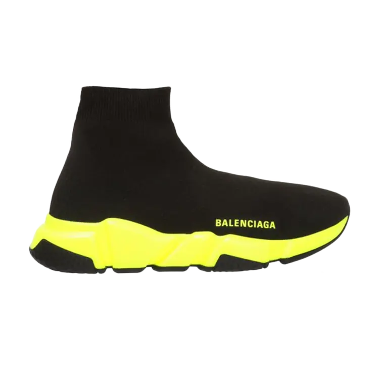 

Кроссовки Balenciaga Wmns Speed Trainer 'Black Lime', желтый