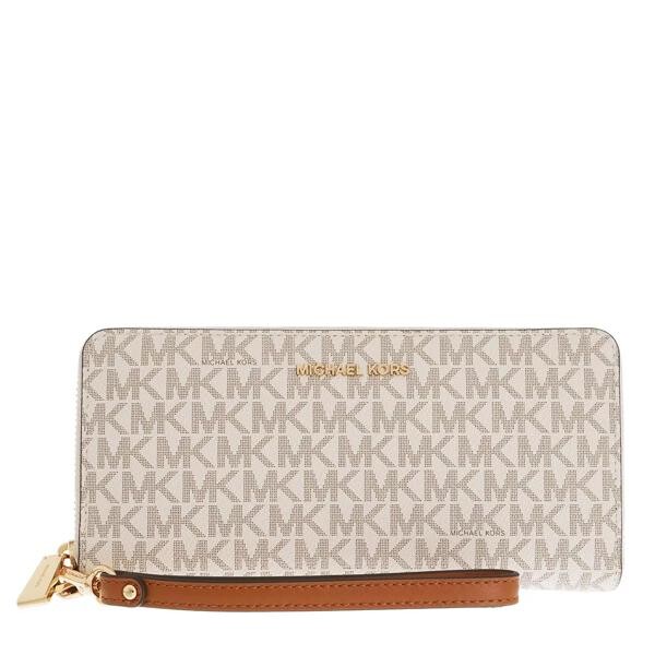 

Кошелек jet set travel continental vanilla Michael Michael Kors, бежевый