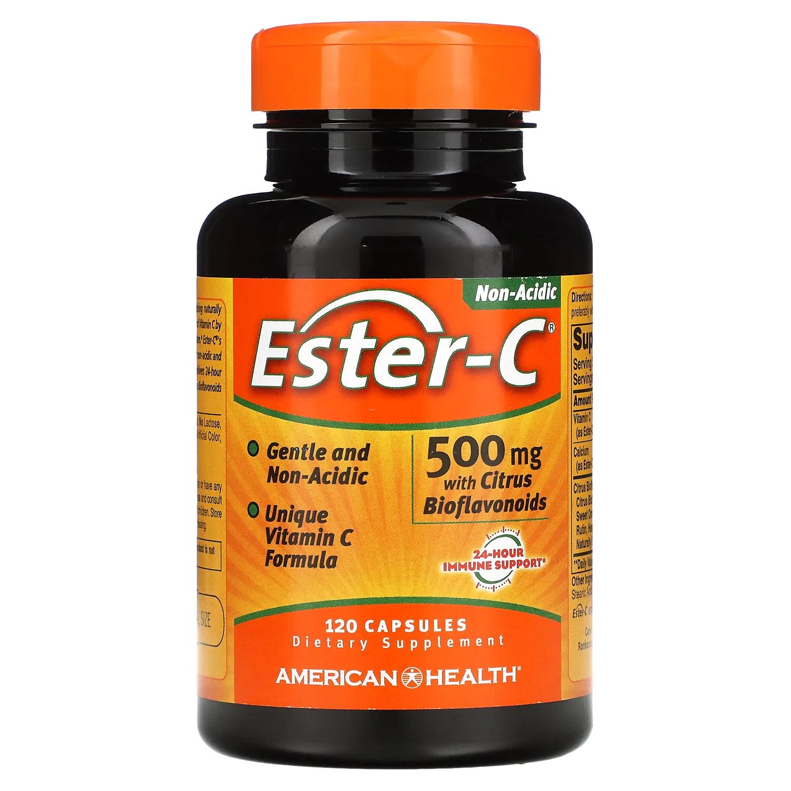 

American Health Ester-C с цитрусовым биофлавоноидом 500 мг 120 капсул