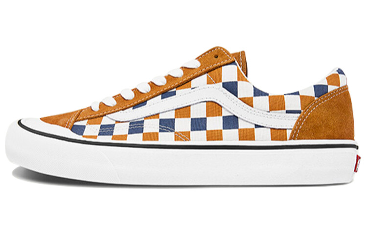 

Туфли для скейтбординга унисекс Vans Style 36 синий/желтый