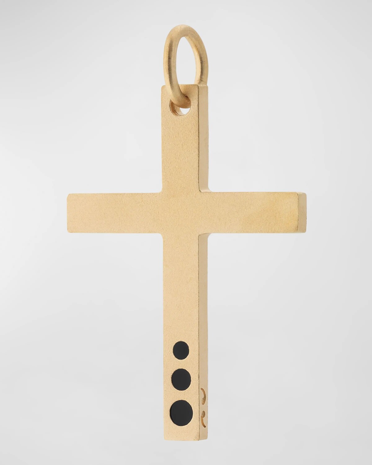 

Мужской кулон The Cross с эмалевыми точечными акцентами Marco Dal Maso, цвет Yellow Gold