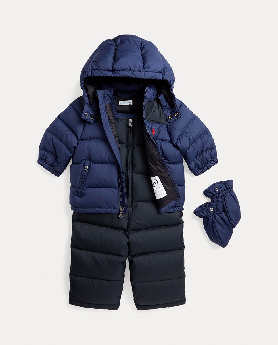 

Снежный комплект для мальчика темно-синего цвета Polo Ralph Lauren, синий