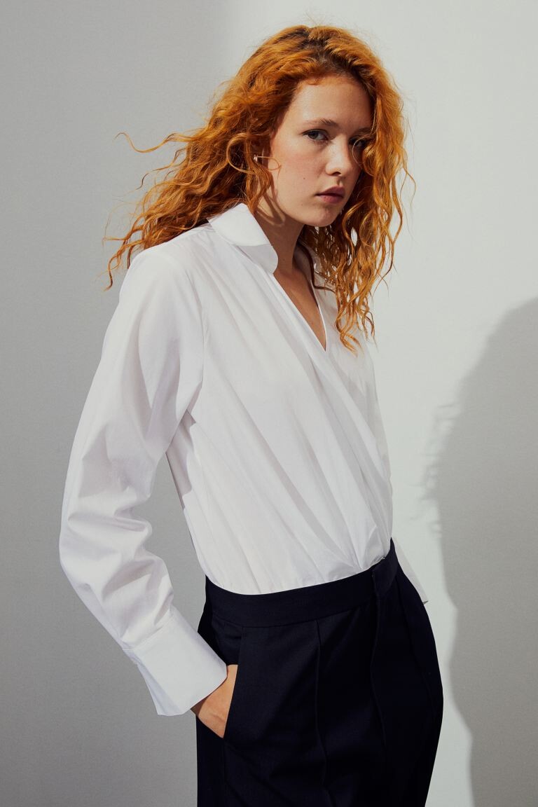 

Боди и рубашка с запахом H&M