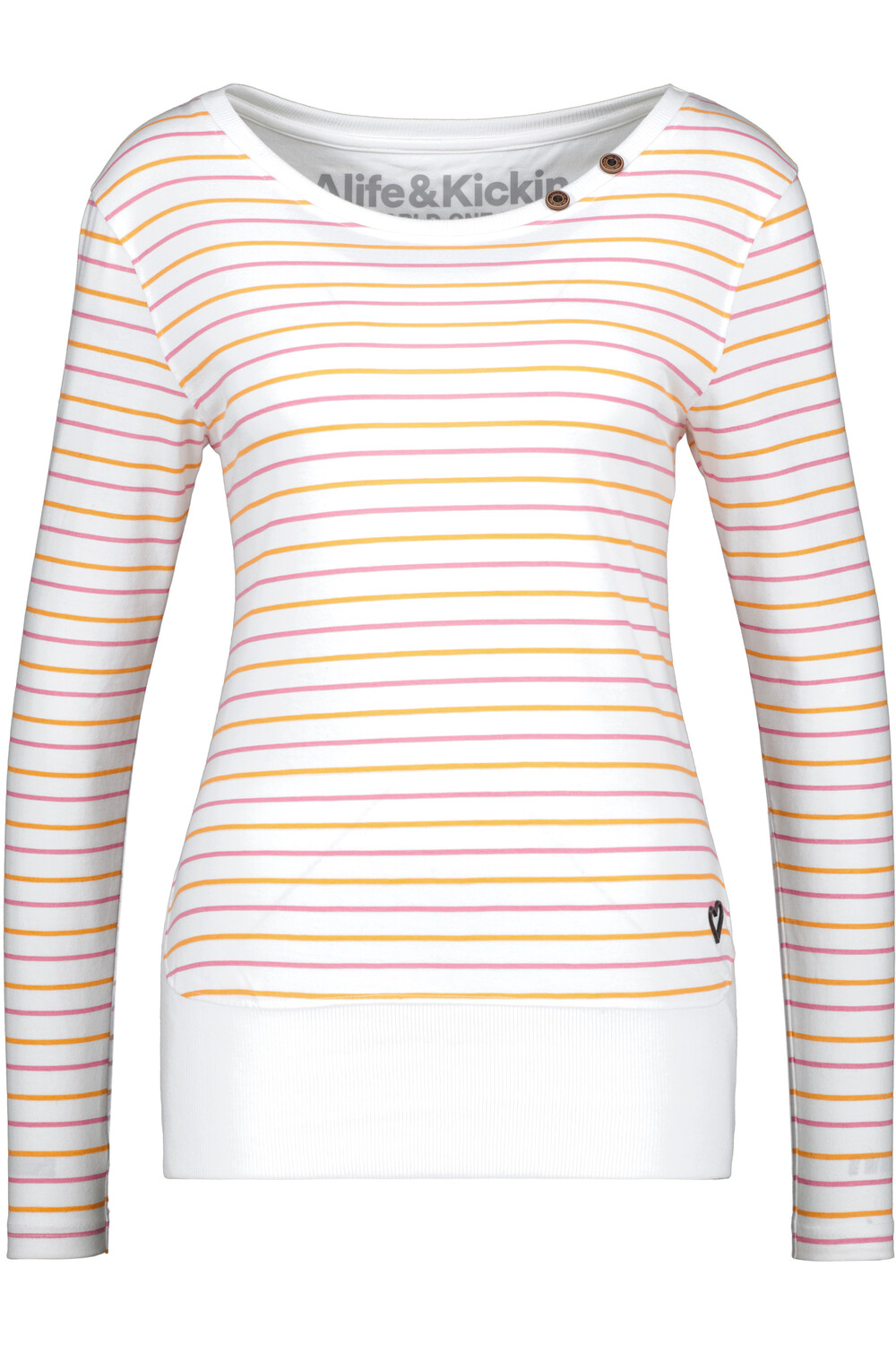 

Лонгслив alife and kickin, Langarmshirt ConnyAK Z, белый