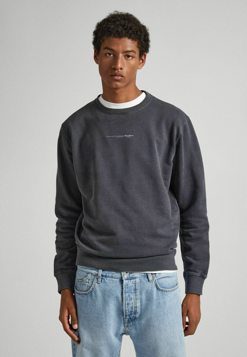 

Толстовка DAVID CREW Pepe Jeans, цвет washed black