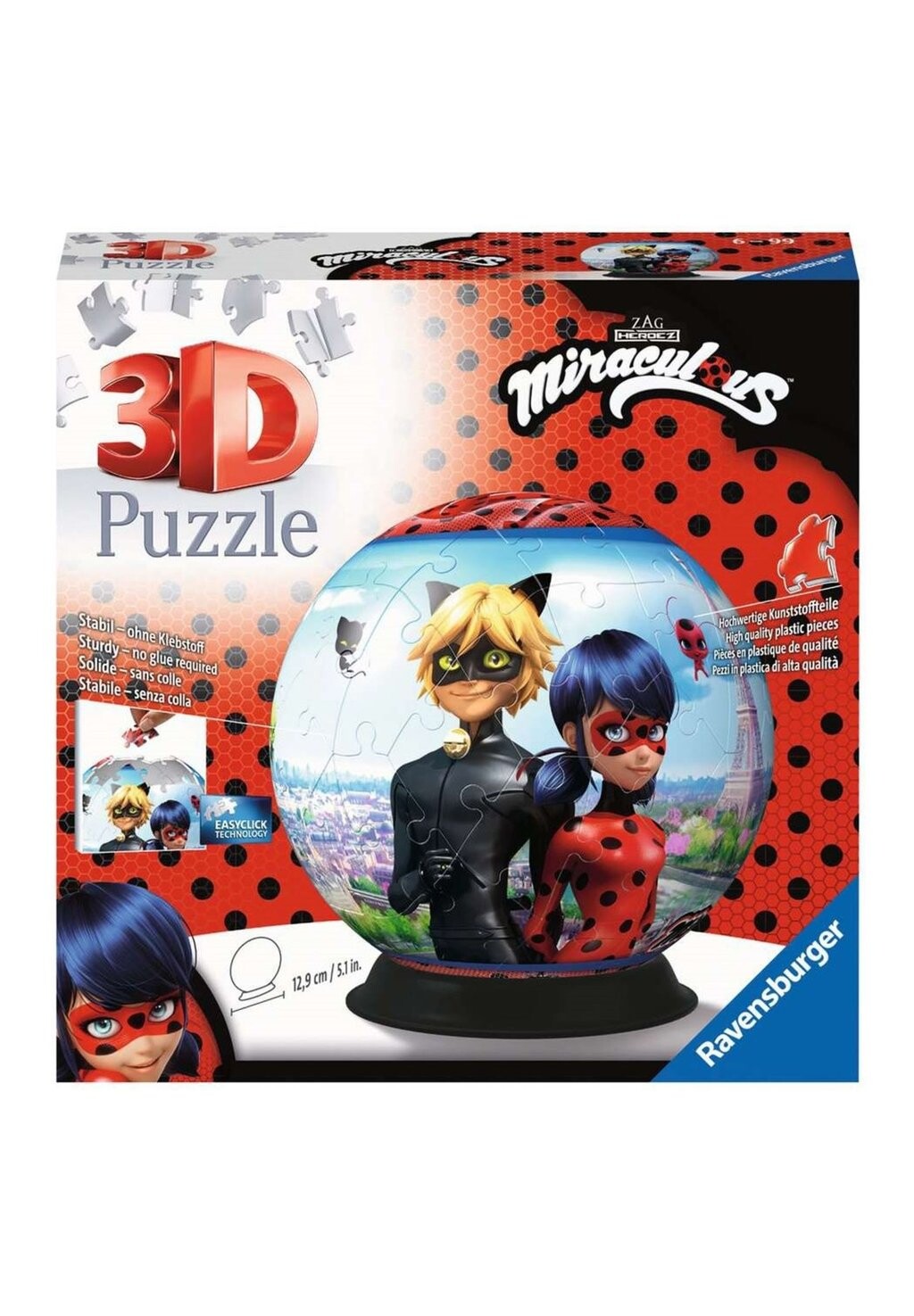 

Пазл MIRACULOUS Ravensburger, цвет multi coloured