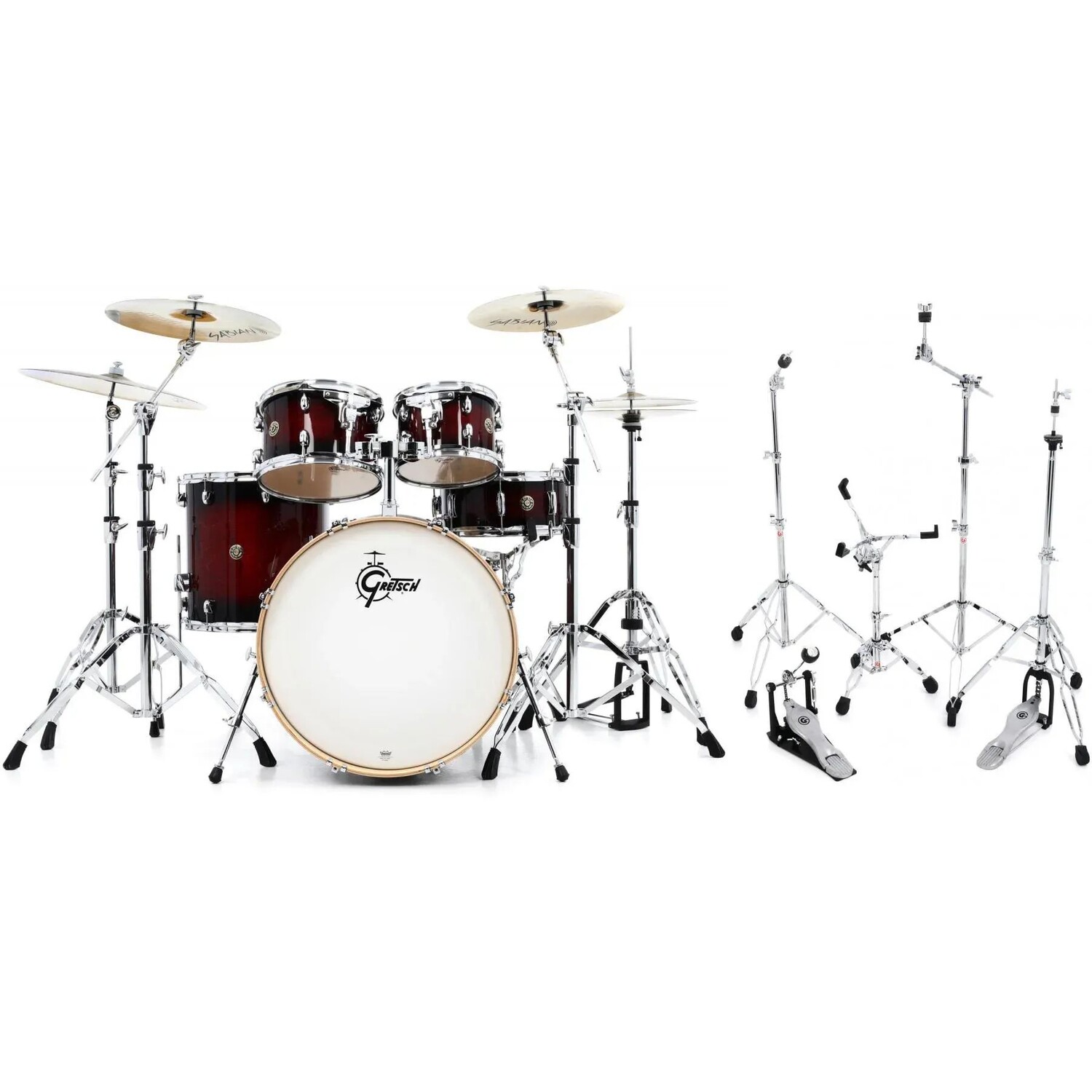 

Gretsch Drums Catalina Maple CM1-E825 Набор из 5 предметов с малым барабаном и комплектом оборудования — Deep Cherry Burst