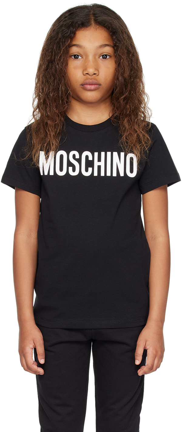 Детская футболка с принтом Moschino