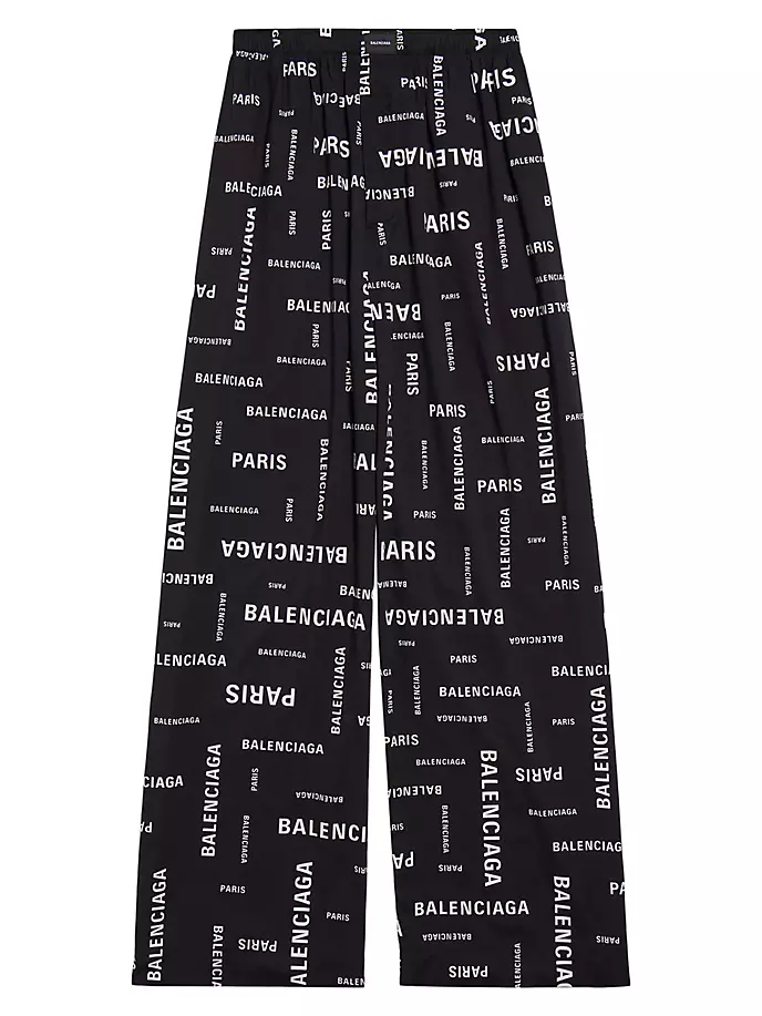 

Пижамные брюки Bal Paris по всей длине Balenciaga, черный