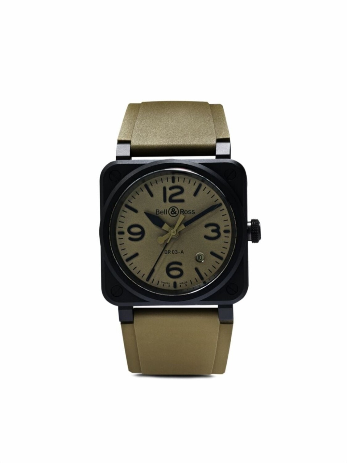 

Bell & Ross наручные часы BR 03 Military 41 мм, зеленый