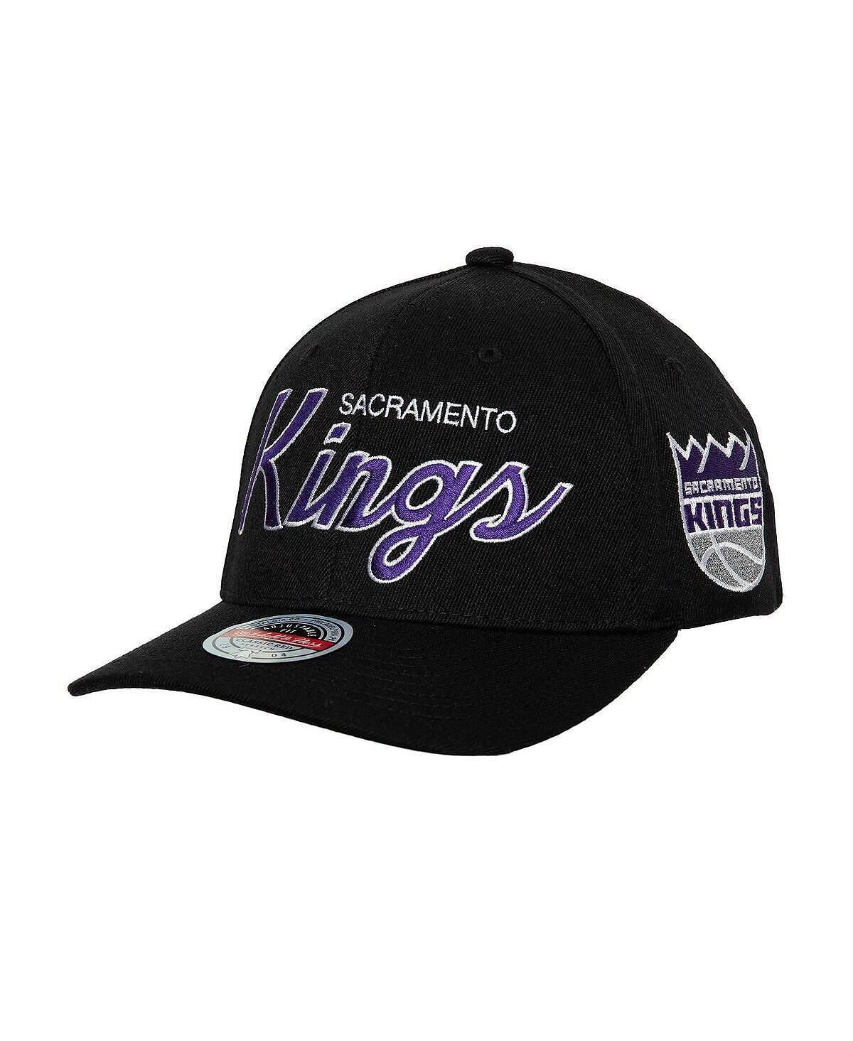 

Черная мужская кепка с эластичной спинкой Sacramento Kings MVP Team Script 2.0 Mitchell & Ness