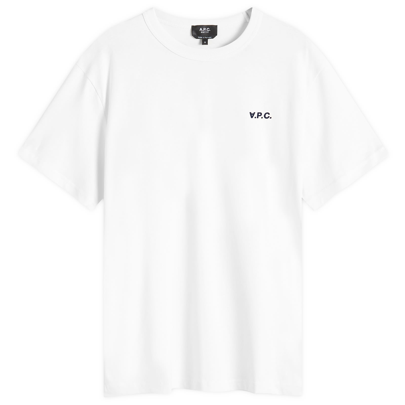 

Футболка A.P.C. Small Vpc Logo T-Shirt, цвет White & Dark Navy