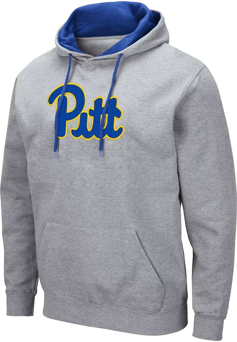 

Colosseum Мужской серый пуловер с капюшоном Pitt Panthers