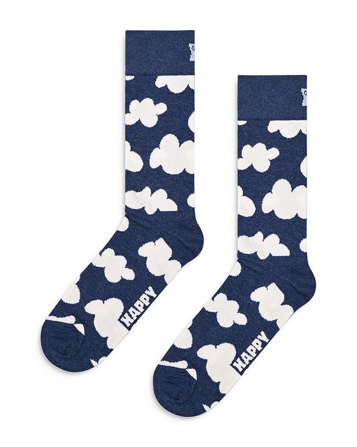 

Носки Happy Socks Cloudy Crew, синий