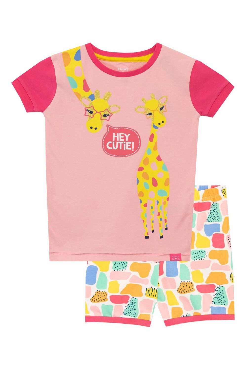 

Короткая пижама с жирафом Harry Bear, розовый