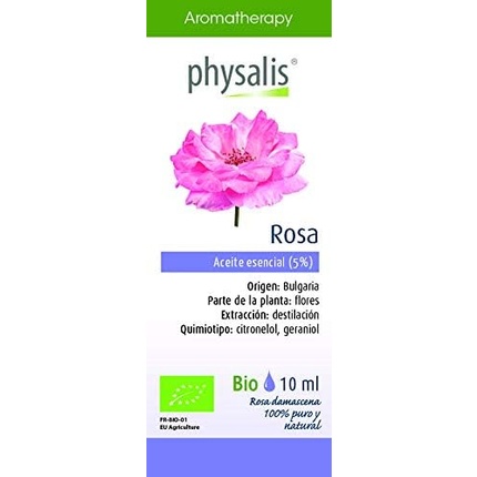Органическое эфирное масло розы 10 мл Physalis
