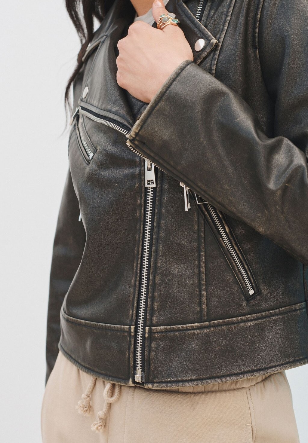 

Куртка из искусственной кожи BIKER Next, зеленый