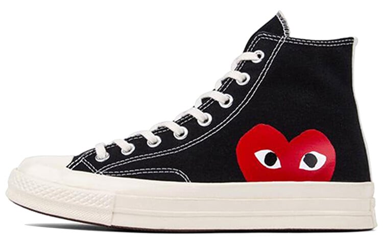 

Кроссовки CDG x Converse Chuck Taylor All-Star 70 Hi PLAY черные, Черный