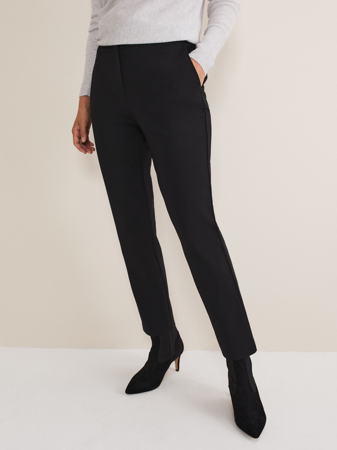 

Брюки Phase Eight Kimia Ponte, черные, Черный