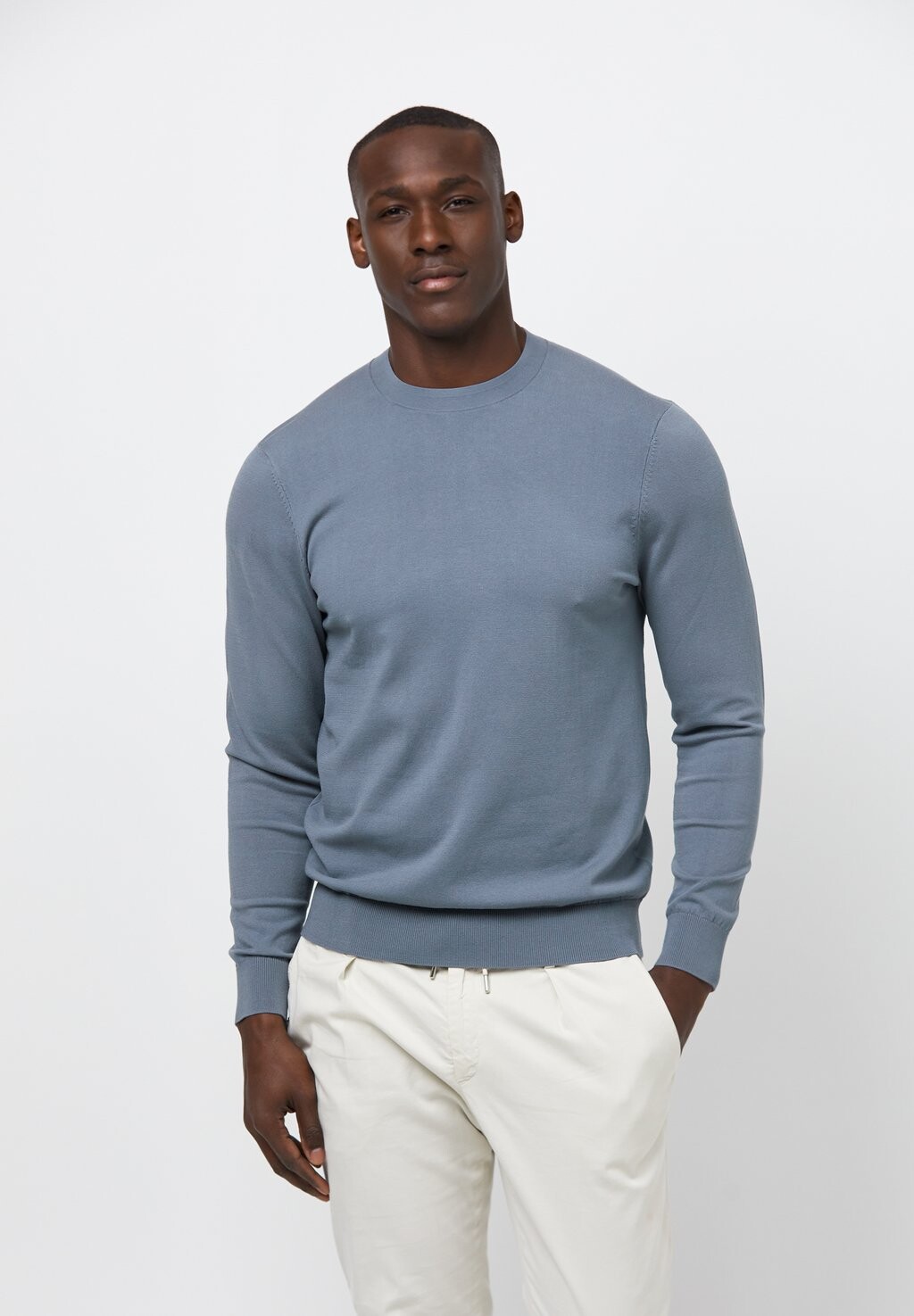 

Свитер вязаный LUXE BASIC PROFUOMO, цвет blue