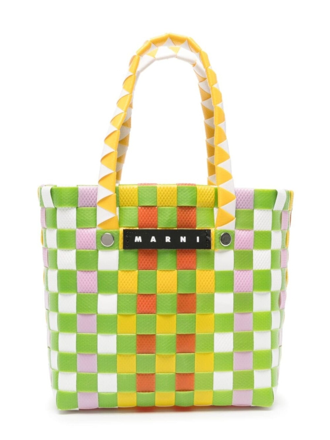 

Marni плетеная сумка-тоут Market, зеленый