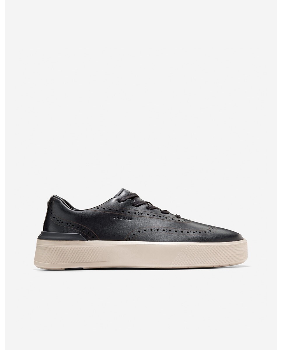

Черные мужские кожаные кроссовки с кружевной застежкой Cole Haan, черный