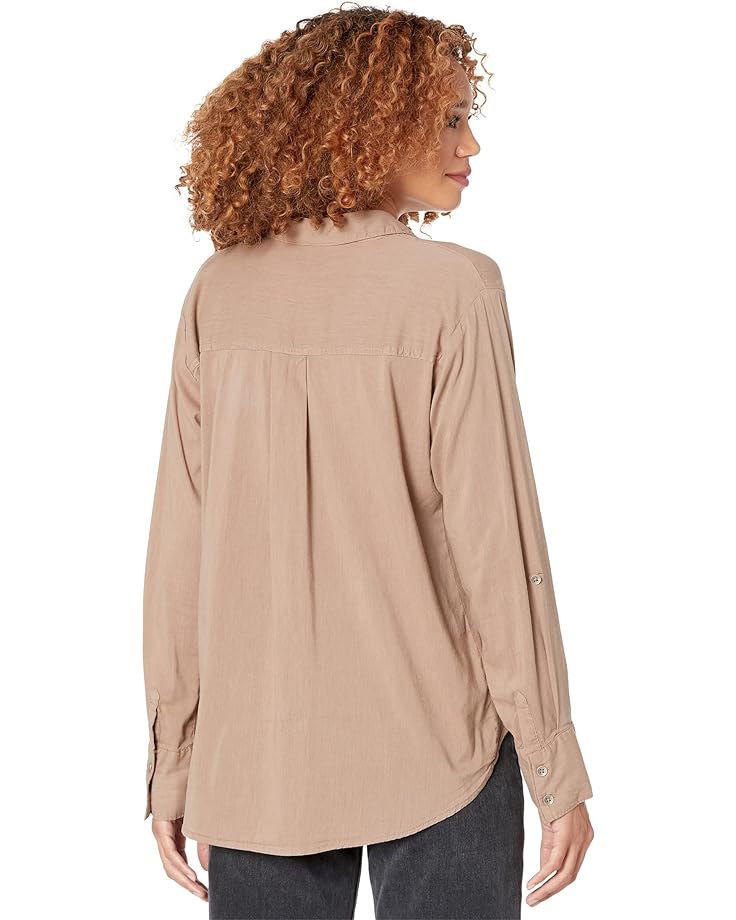 Рубашка Splendid Reese Button-Down Shirt, цвет Chestnut
