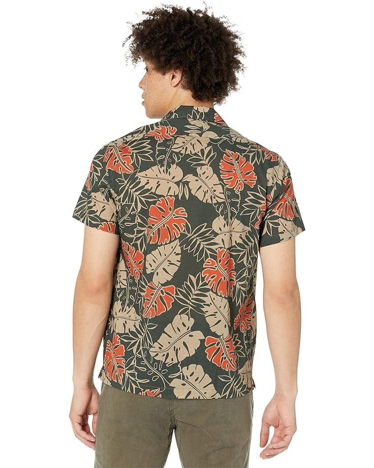

Рубашка SERGE BLANCO Short Sleeve Jungle Print Shirt, цвет Clay