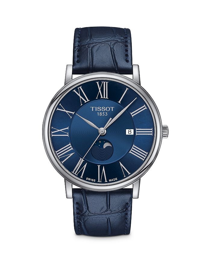 

Часы Tissot Carson, 40 мм, синий