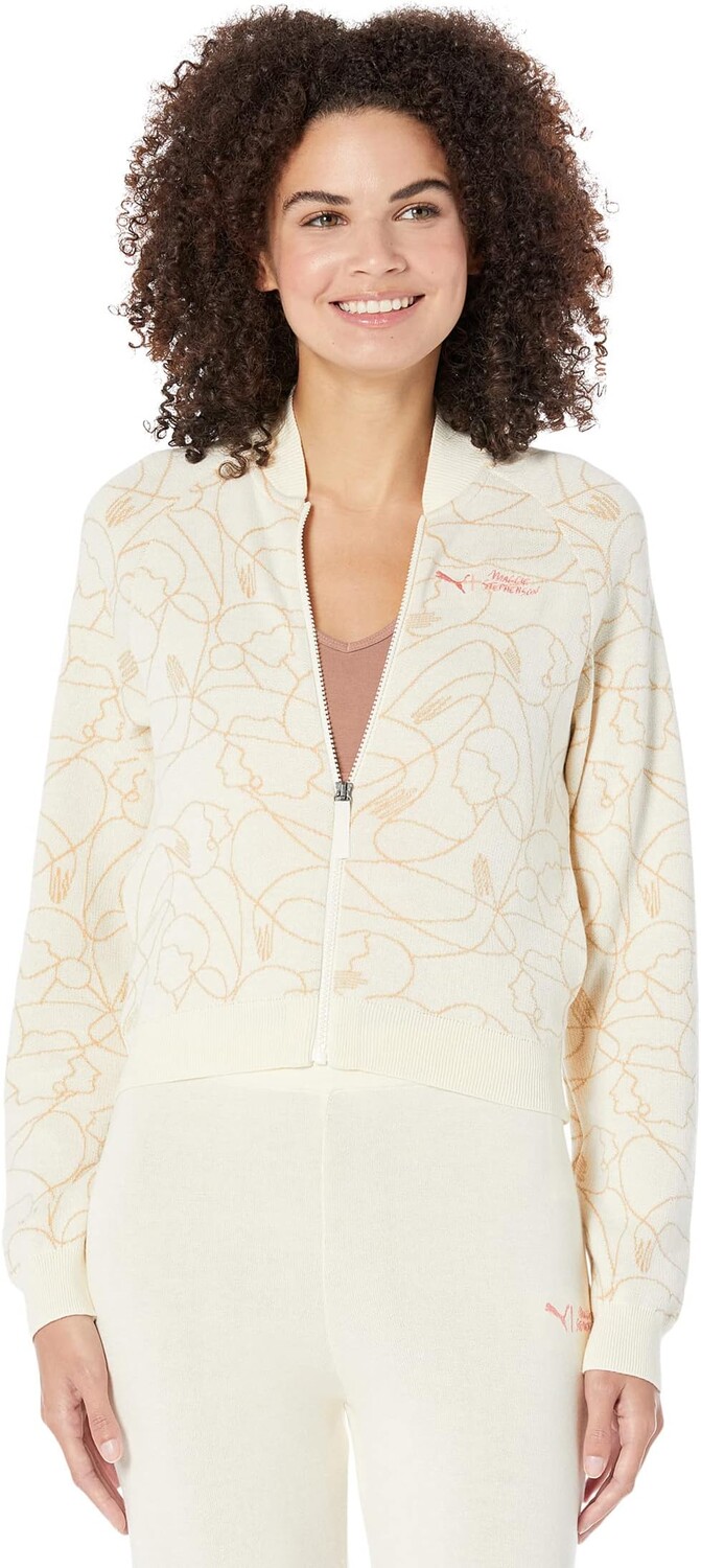 

Куртка Puma X Maggie Knit Jacket PUMA, цвет Pristine