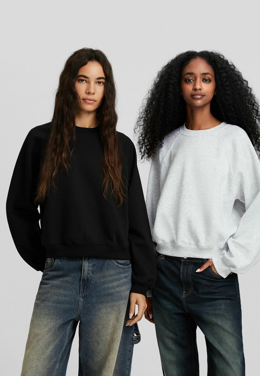 

Толстовка Raglan -2-Pack Bershka, белый