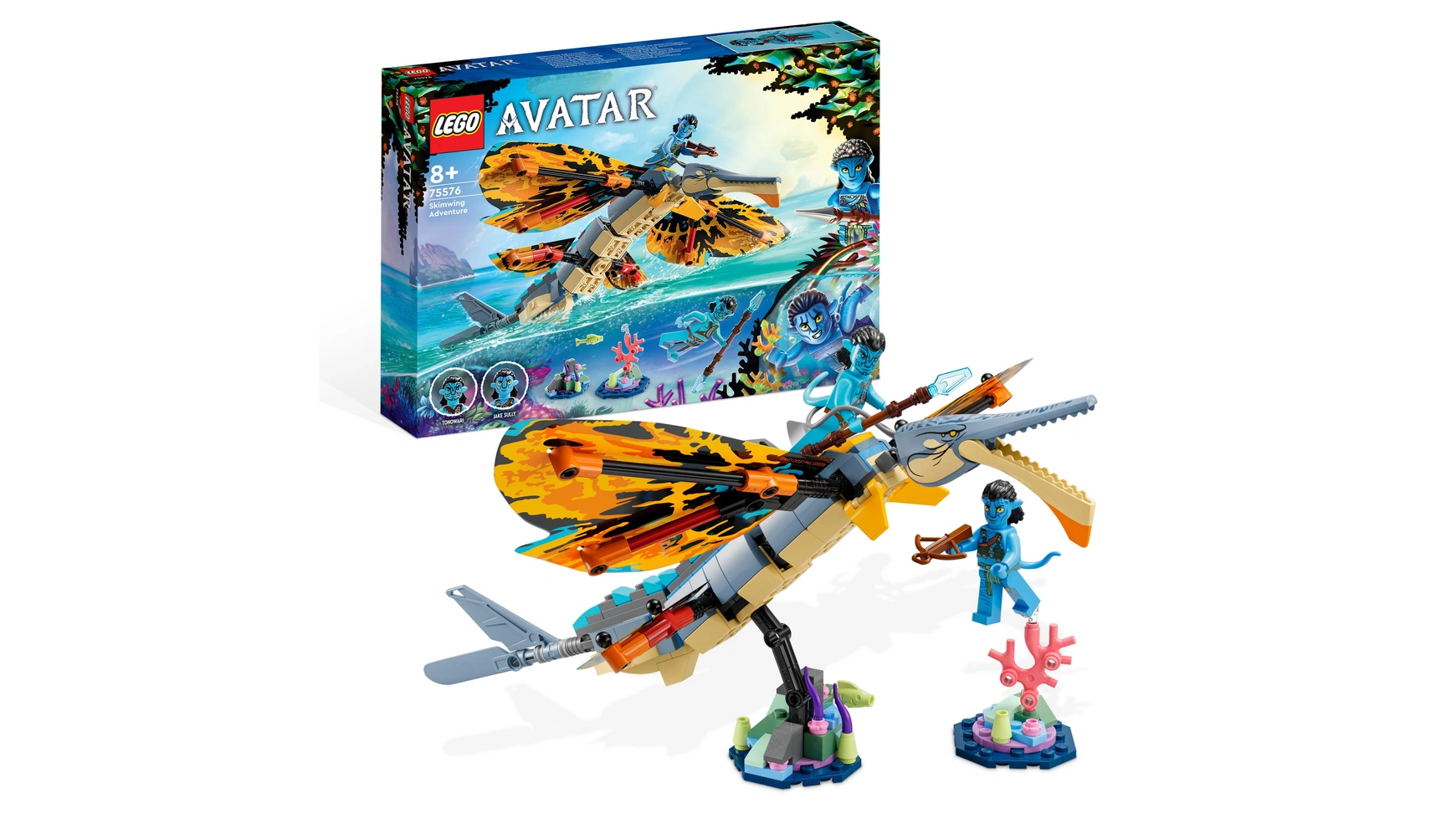 Lego Avatar ​​Приключение с скользящим крылом конструктор lego avatar приключение на скимвинге 75576