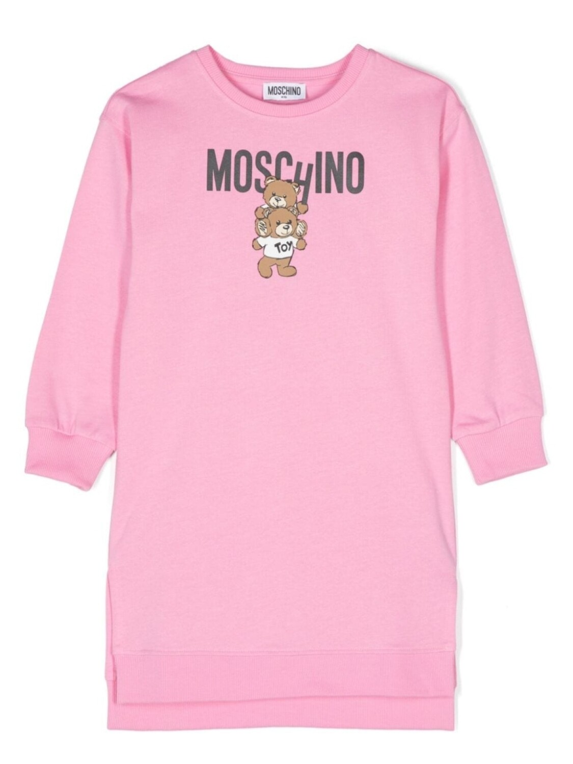 

Moschino Kids платье из джерси с принтом, розовый
