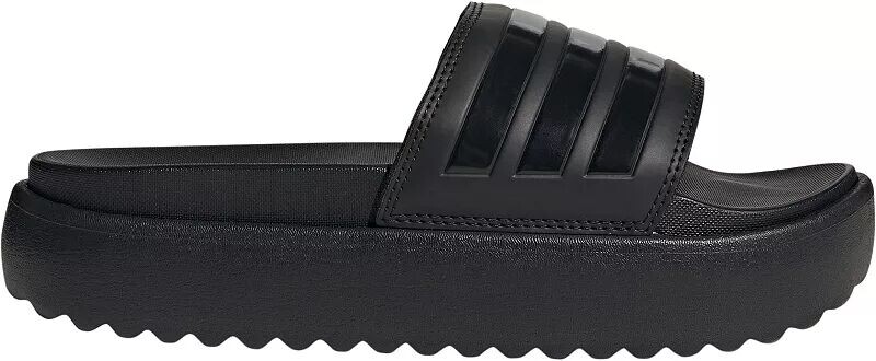 

Женские шлепанцы на платформе Adidas Adilette, мультиколор