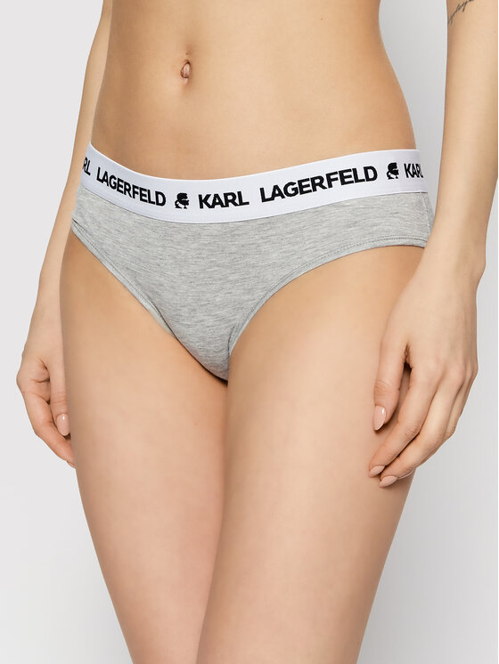 Классические женские трусики Karl Lagerfeld, серый