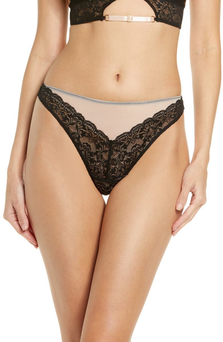 

Николетт кружевные стринги HONEYDEW INTIMATES, черный