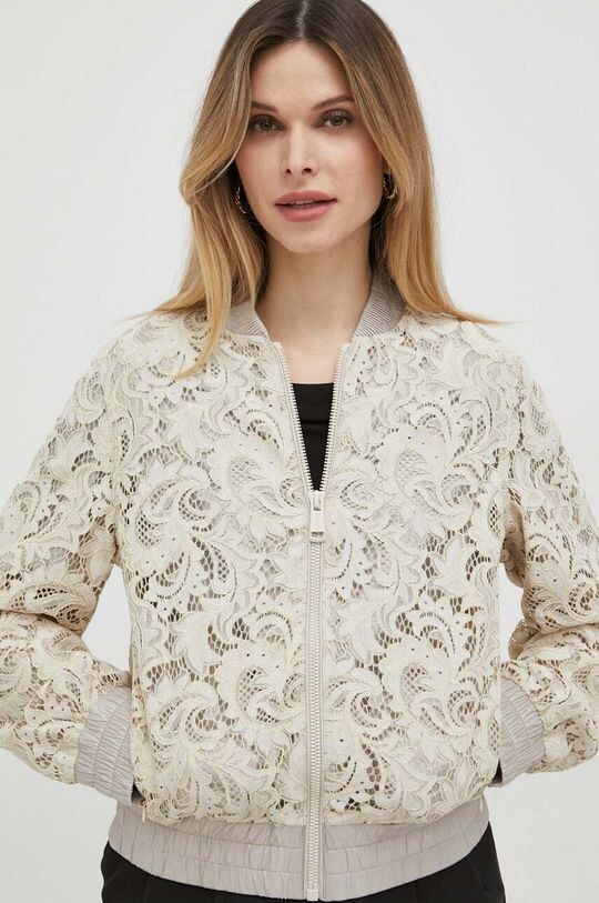 

Двусторонний бомбер Guess, бежевый