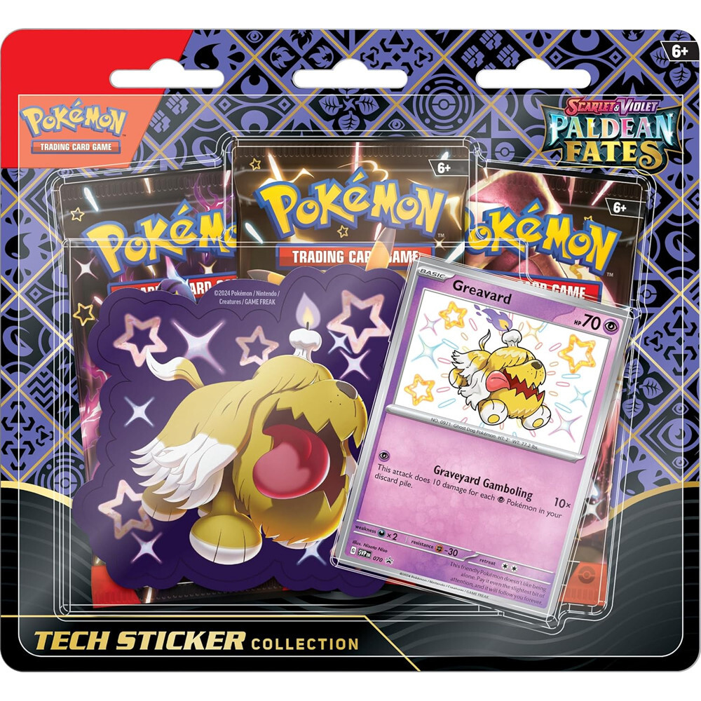

Карточная игра The Pokemon Company Int'l Pokemon TCG: Paldean Fates: Tech Sticker Collection - Shiny Greavard