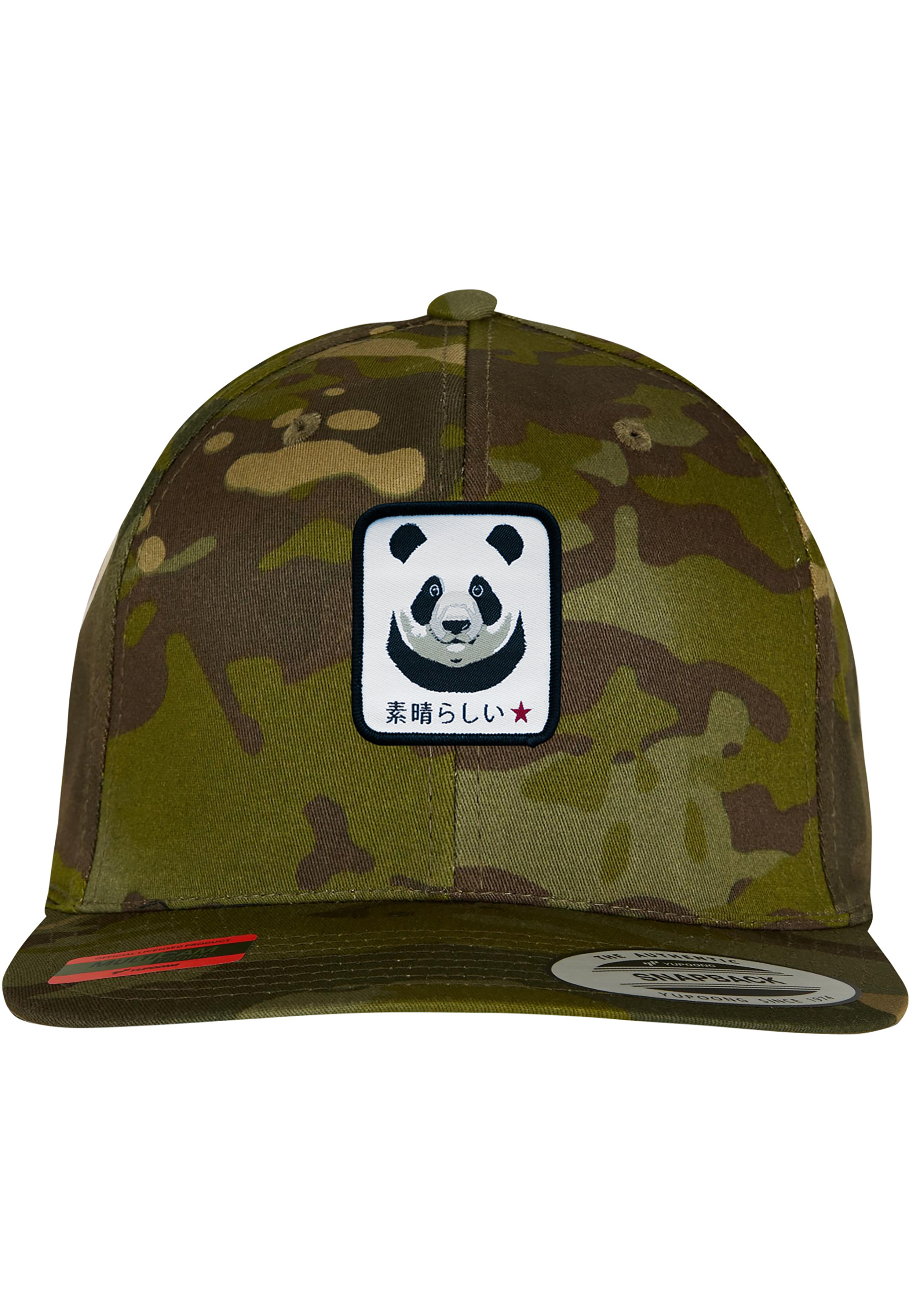 Бейсболка F4NT4STIC Snapback Camouflage Panda, цвет tropic фотографии