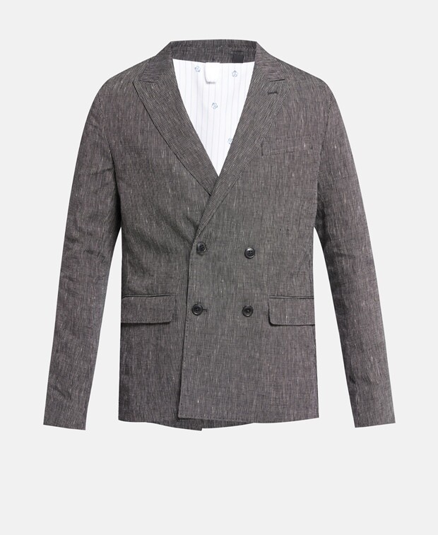 

Льняной пиджак Ted Baker, черный