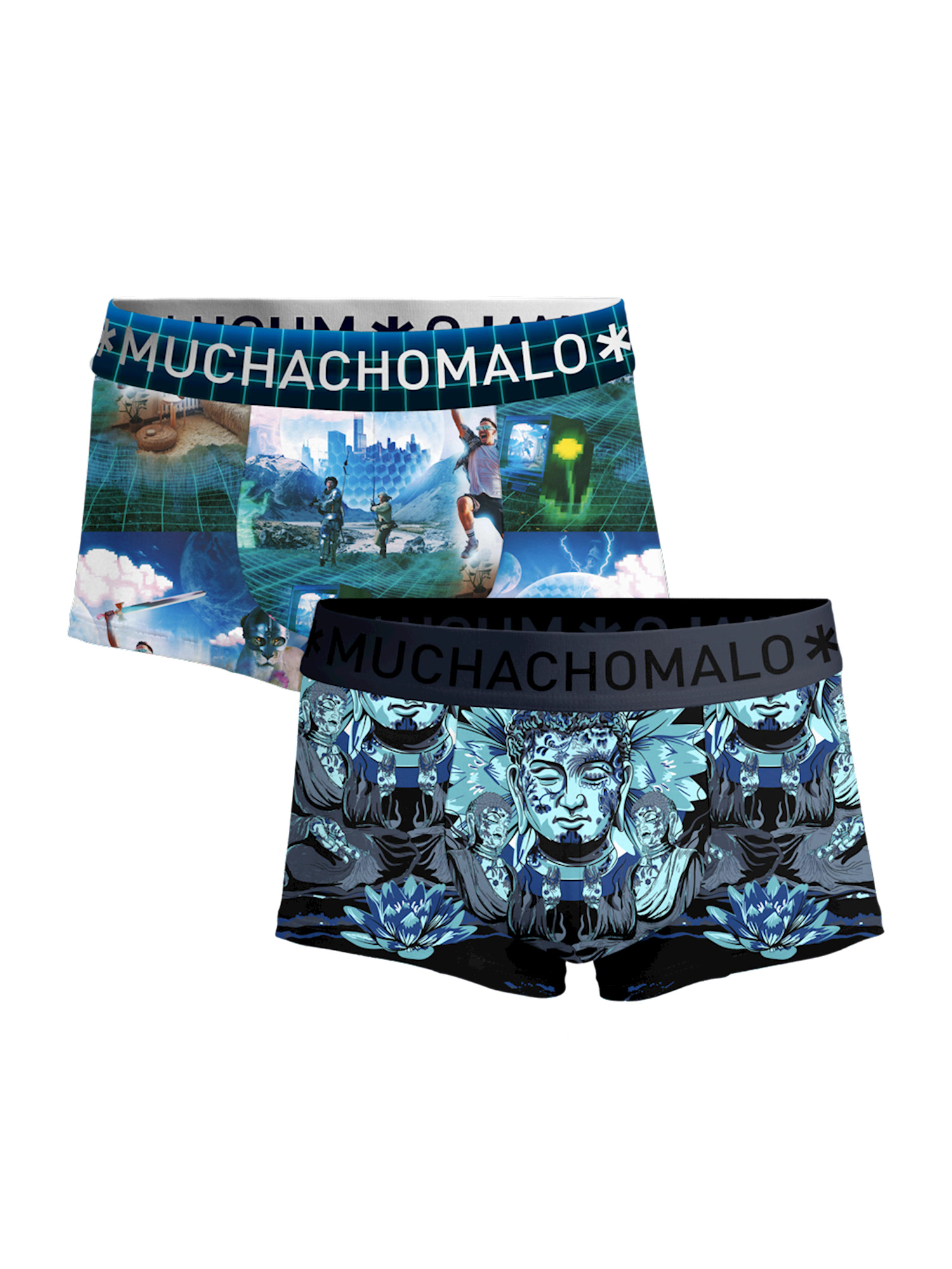 Боксеры Muchachomalo 2er-Set: Boxershorts, цвет Multicolor/Multicolor боксеры muchachomalo 2er set boxershorts цвет blue blue