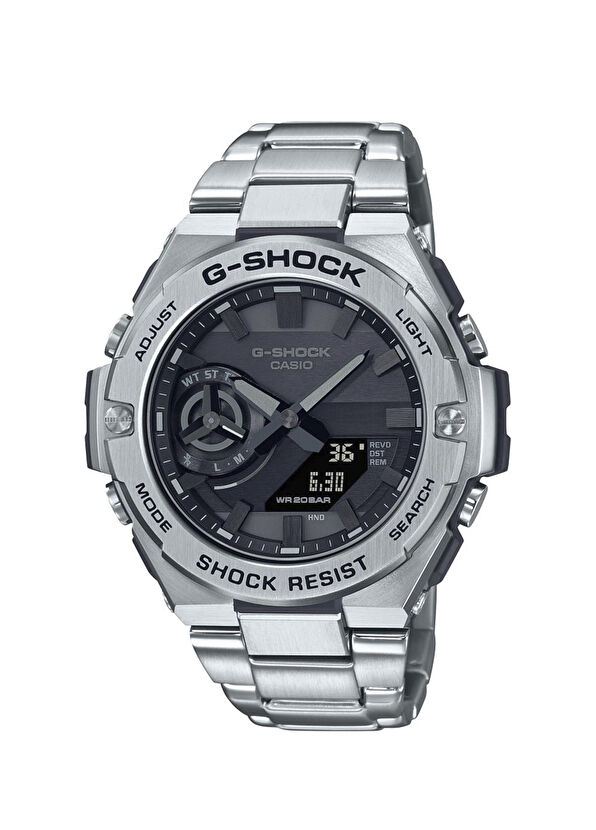 

Gst-B500D-1A1Dr стально-серые мужские наручные часы Casio, мультиколор